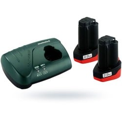 Wkrętarka METABO 10,8V 34Nm 2x2Ah +latarka+akc