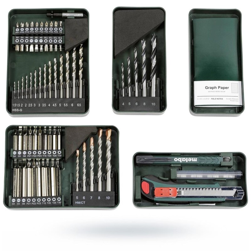 Wkrętarka METABO 10,8V 34Nm 2x2Ah +latarka+akc
