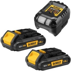 Wkrętarka udarowa 65Nm 2x1,5Ah DeWALT DCD709S2T