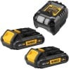 Wkrętarka udarowa 65Nm 2x1,5Ah DeWALT DCD709S2T