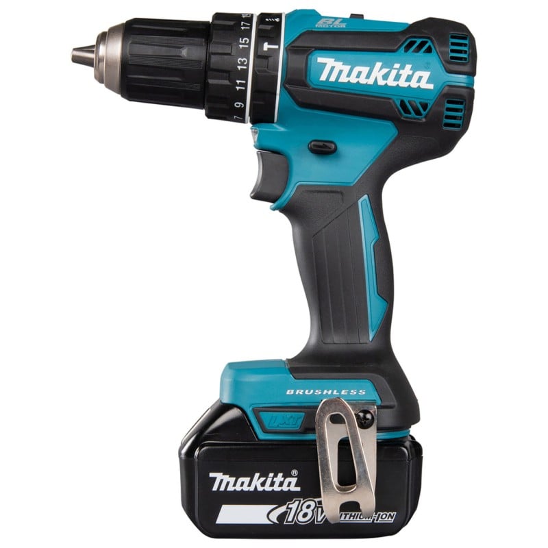 Wiertarko-wkrętarka udarowa Makita DHP485RFE LXT 18V 2x3Ah BL 50Nm walizka