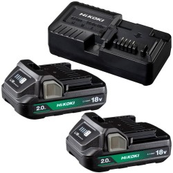 Wkrętarka 18V 2x2Ah 50Nm 2-biegi HiKOKI DS18DA WCZ
