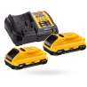 Wkrętarka DEWALT DCD709L2T 18V 65Nm 2x3Ah BL