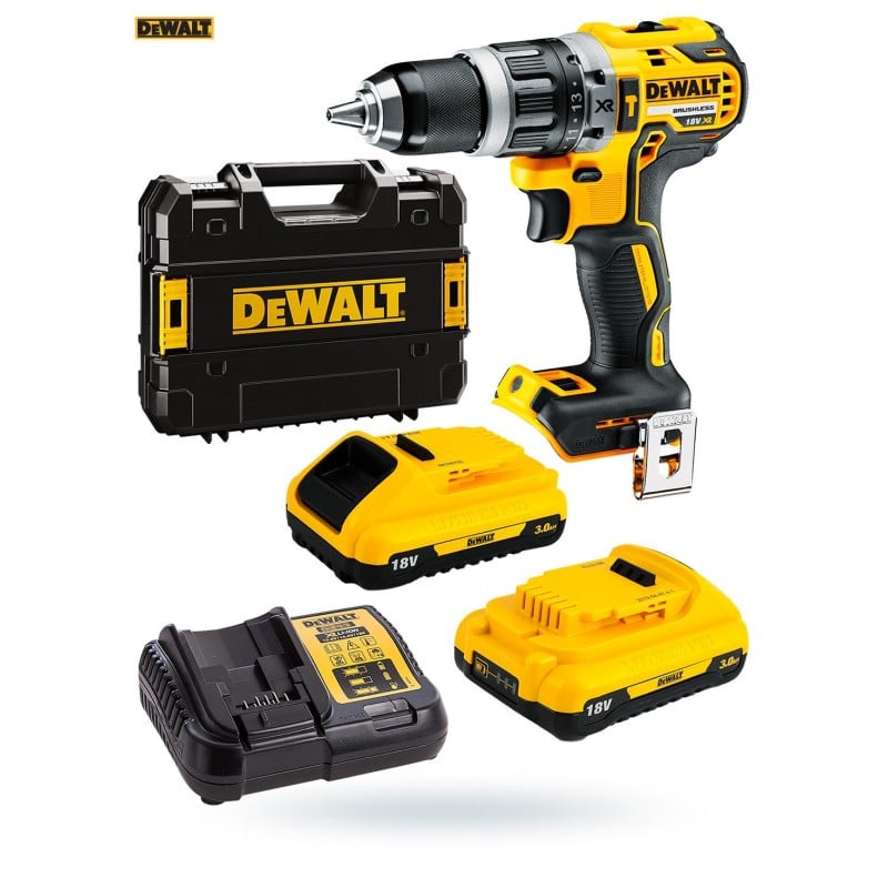 Wkrętarka 18V udar 70Nm 2x3Ah BRUSH TSTAK DeWALT