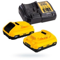 Wkrętarka 18V udar 70Nm 2x3Ah BRUSH TSTAK DeWALT