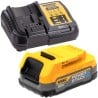 Wkrętarka udar 18V 1x1,7Ah PS DeWALT DCD805E1T-QW