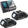Wkrętarka 18V 40Nm 2-biegi 2x2Ah Makita DDF487RAJ