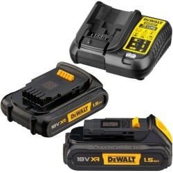 Wkrętarka 18V 65Nm 2x1,5Ah BRUSHLESS TSTAK DeWALT