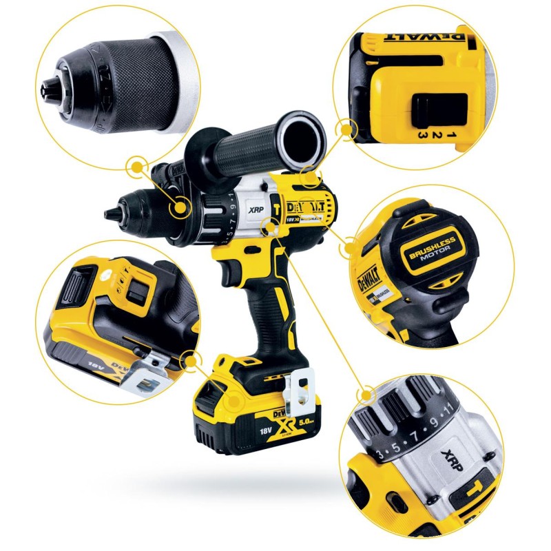 Wkrętarka DeWALT DCD996P1 18V udar 95Nm 1x5Ah BL