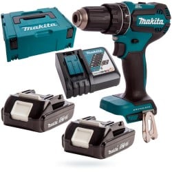 Wkrętarka 18V udar BL LXT 2x2Ah Makita DHP485RAJ