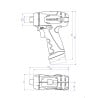 Akumulatorowa wiertarko-wkrętarka Metabo PowerMaxx BS Basic 600080500 12V 2x2Ah 34Nm walizka