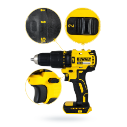Wkrętarka DEWALT DCD778M2T udar 18V 2x4Ah 65 BL
