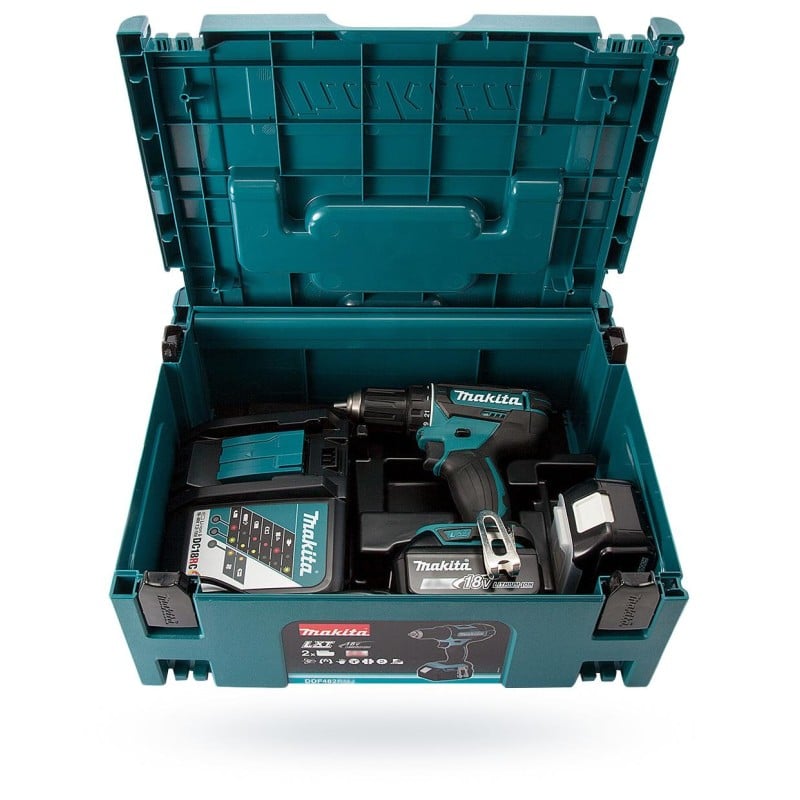Wkrętarka MAKITA DDF482RFJ 18V 2x3,0Ah MAKPAC