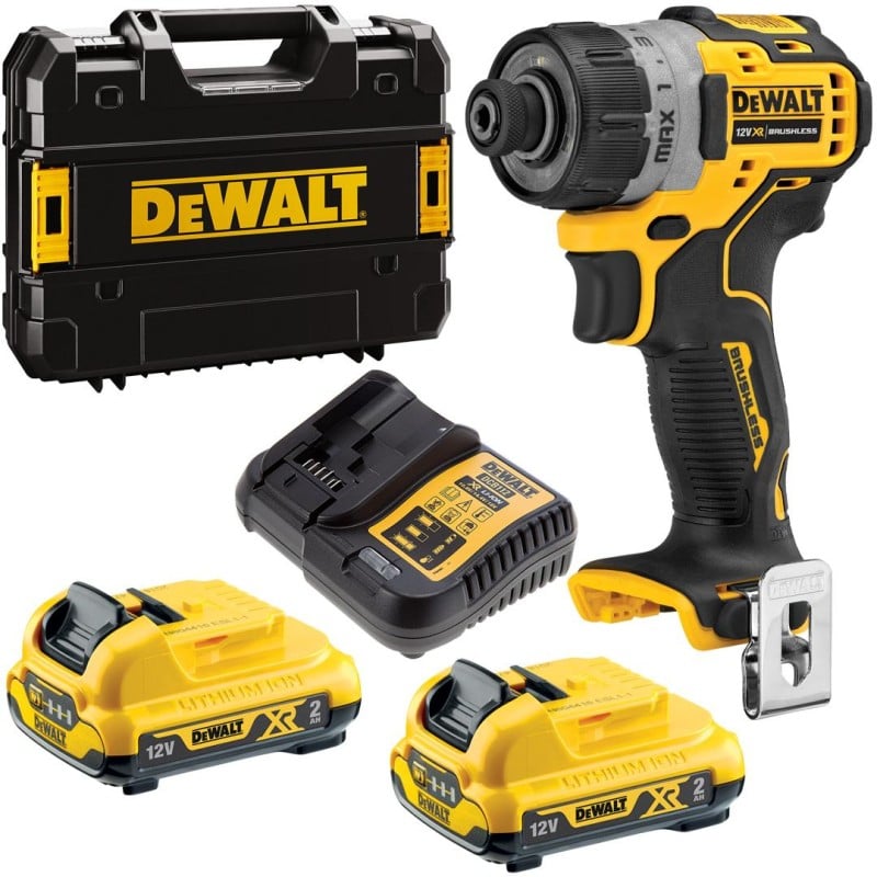 Wkrętarka 12V BL 8 Nm 2x2Ah kufer DeWALT DCF601D2