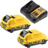 Wkrętarka 12V BL 8 Nm 2x2Ah kufer DeWALT DCF601D2