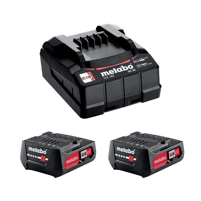 Wiertarko-wkrętarka Metabo POWERMAXX 601036500 BS 12 12V 40Nm 2x2Ah walizka