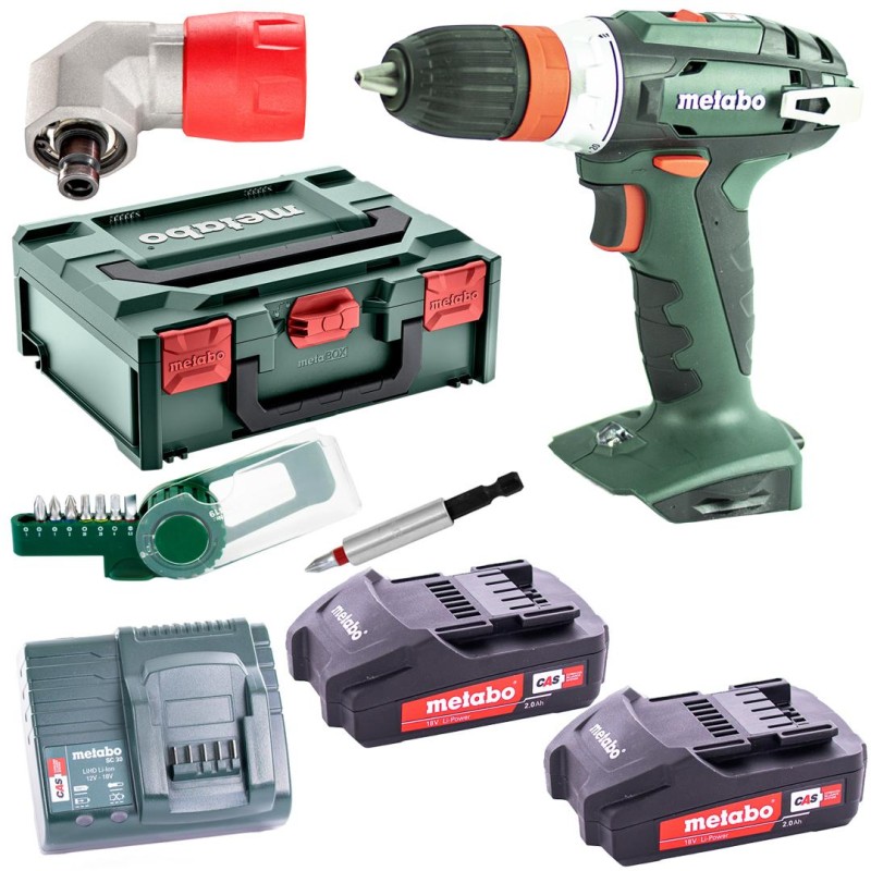 Wkrętarka 18V 2x2Ah BS 18 Quick Metabo 602217870