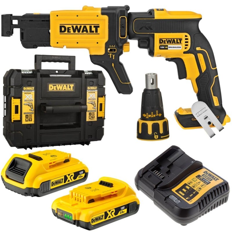Wkrętarka DEWALT DCF620D2K 18V 2x2Ah BL do płyt GK