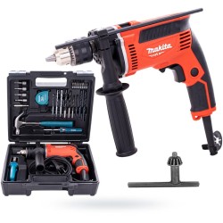 Wiertarka udarowa MAKITA M8103 430W WALIZKA + wiertła