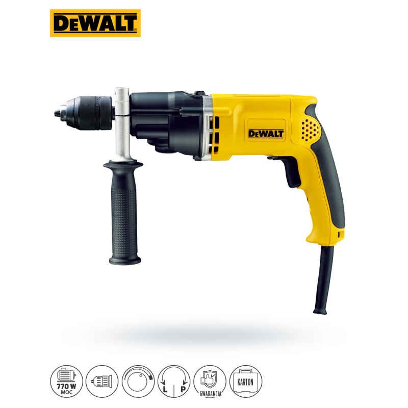 Wiertarka 770W 2-biegi DEWALT D21441-QS