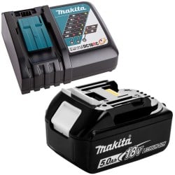 Akumulatorowa kosa podkaszarka do trawy 18V o szerokości cięcia 26cm Makita DUR193Z + 1 akumulator 5Ah i ładowarka