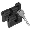 Wkładka 40/30 + wkładka z gałką G40/30 czarny 6kl Yale Assa Abloy ATEST 6D