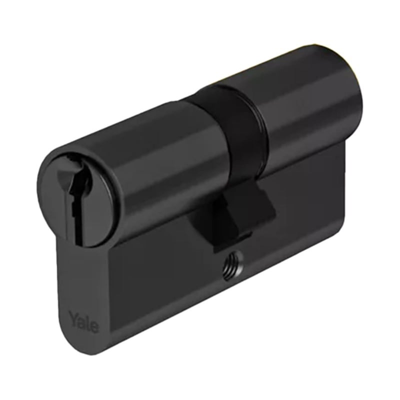 Wkładka 40/30 + wkładka z gałką G40/30 czarny 6kl Yale Assa Abloy ATEST 6D
