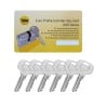 Wkładka 40/30 + wkładka z gałką G40/30 czarny 6kl Yale Assa Abloy ATEST 6D