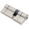 Wkładka 30/40 + wkładka z gałką 30G/40 Assa Abloy, nikiel, ATEST, 6D