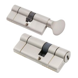Wkładka 30/35 + wkładka z gałką 35G/30 Assa Abloy, nikiel, ATEST, 6D
