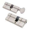 Wkładka 30/45 + wkładka z gałką 45G/30 Assa Abloy, nikiel, ATEST, 6D