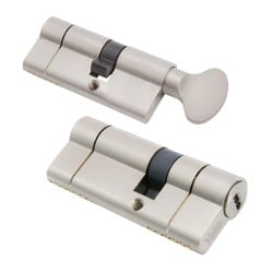 Wkładka 30/30 + wkładka z gałką 30G/30 Assa Abloy, nikiel, ATEST, 6D