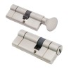Wkładka 30/30 + wkładka z gałką 30G/30 Assa Abloy, nikiel, ATEST, 6D