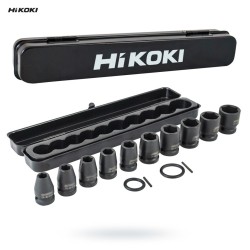 Nasadki udarowe krótkie 1/2'' 10szt HiKOKI