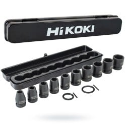 Nasadki udarowe krótkie 1/2'' 10szt HiKOKI