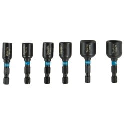 Nasadki magnetyczne udarowe Makita E-15768 HEX 1/4’’ 50mm 6-13mm 6el. IMPACT BLACK