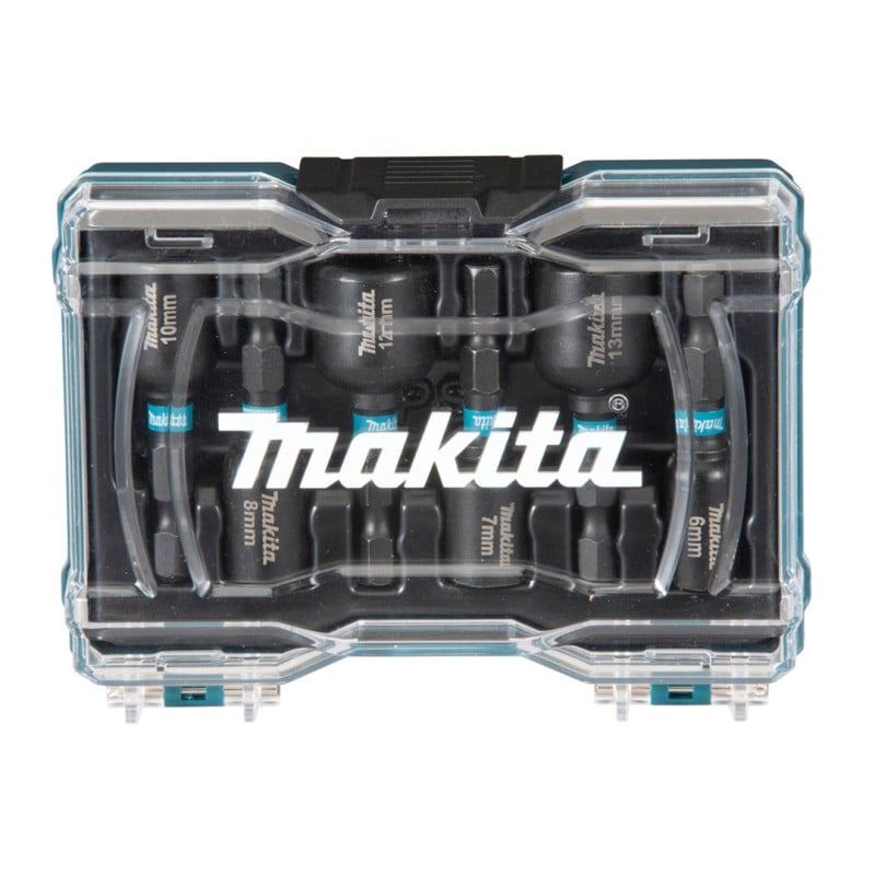 Nasadki magnetyczne udarowe Makita E-15768 HEX 1/4’’ 50mm 6-13mm 6el. IMPACT BLACK