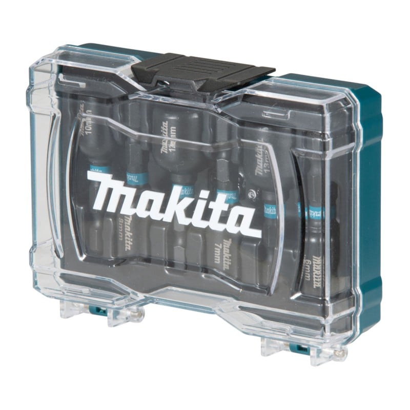Nasadki magnetyczne udarowe Makita E-15768 HEX 1/4’’ 50mm 6-13mm 6el. IMPACT BLACK
