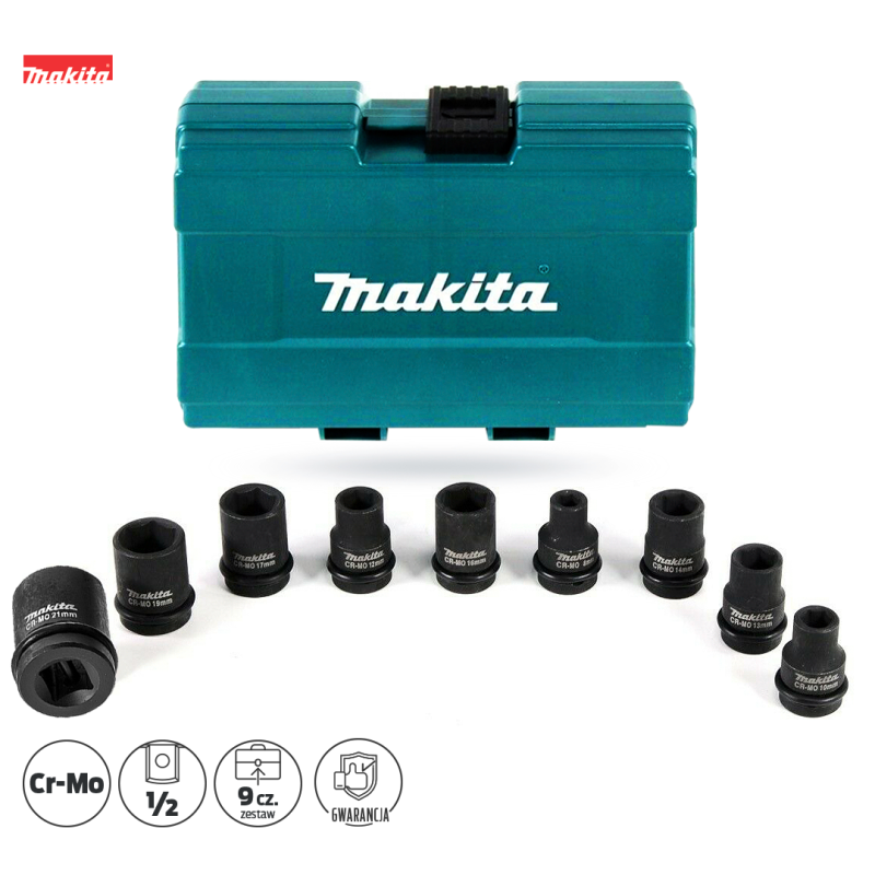 Zestaw nasadek udarowych 9 el. B-66232 Makita