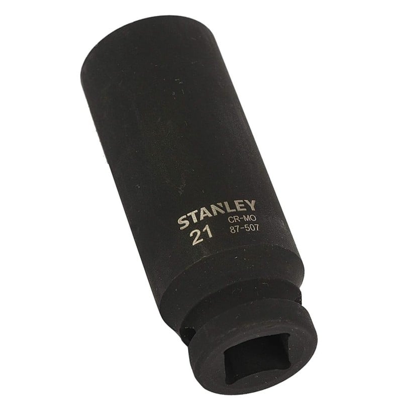 Nasadka 21 mm 1/2" Stanley sześciokątna 38 mm CrV