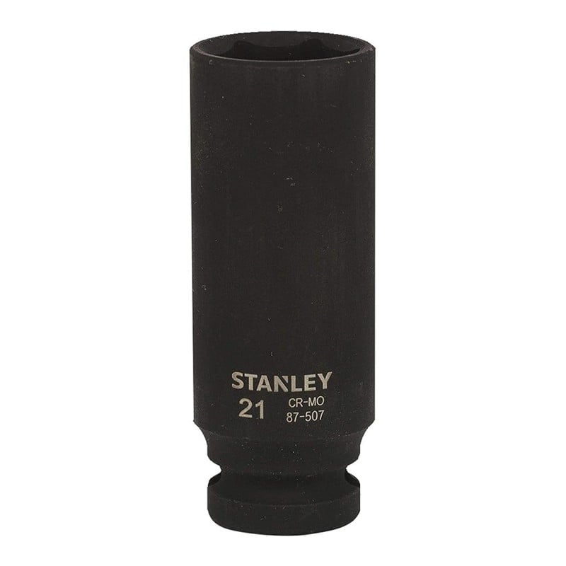 Nasadka 21 mm 1/2" Stanley sześciokątna 38 mm CrV