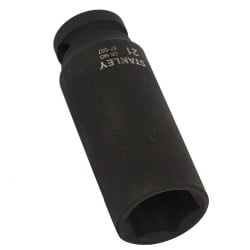 Nasadka 21 mm 1/2" Stanley sześciokątna 38 mm CrV