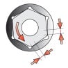 Nasadka sześciokątna Yato YT-1217 24mm 1/2'' AS-DRIVE