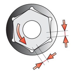 Nasadka sześciokątna długa Yato YT-1417 6mm 1/4'' AS-DRIVE