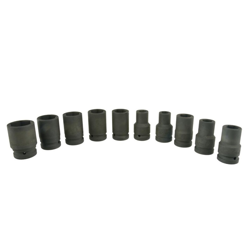 Zestaw 10 nasadek udarowych 1' 17-41mm GEKO G10075