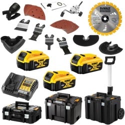 Zestaw 7 elektronarzędzi COMBO DeWALT DCK755P3T-QW 18V XR BL 3x5Ah 3xTSTAK
