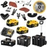 Zestaw 7 elektronarzędzi COMBO DeWALT DCK755P3T-QW 18V XR BL 3x5Ah 3xTSTAK