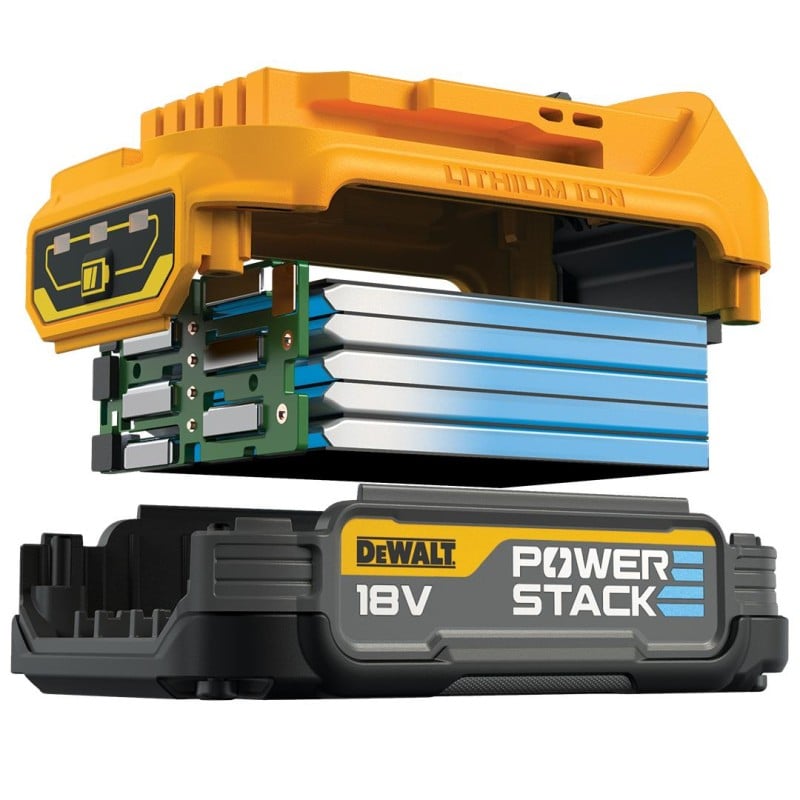 DCD709+DCF809 Powerstack 18V DeWALT DCK2062E2T-QW
