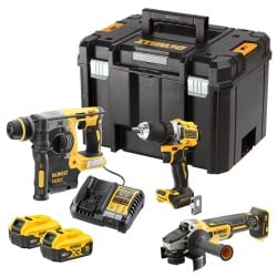 Zestaw elektronarzędzi COMBO DeWALT DCK330P2T 18V XR BL 2X5Ah walizka