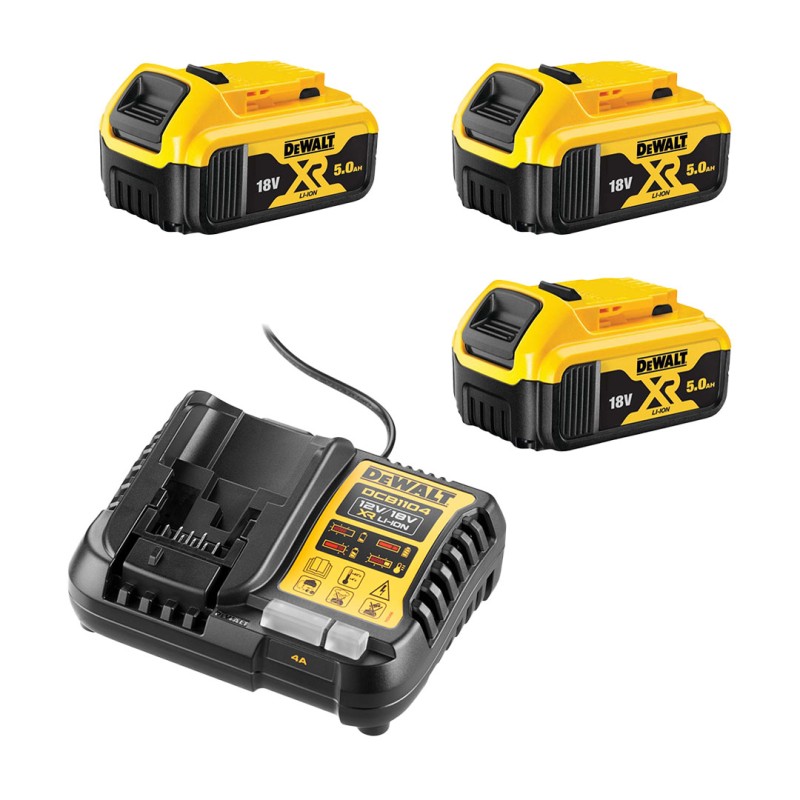 Zestaw elektronarzędzi udarowych COMBO DeWALT DCK266P3T 18V XR BL 3x5Ah walizka